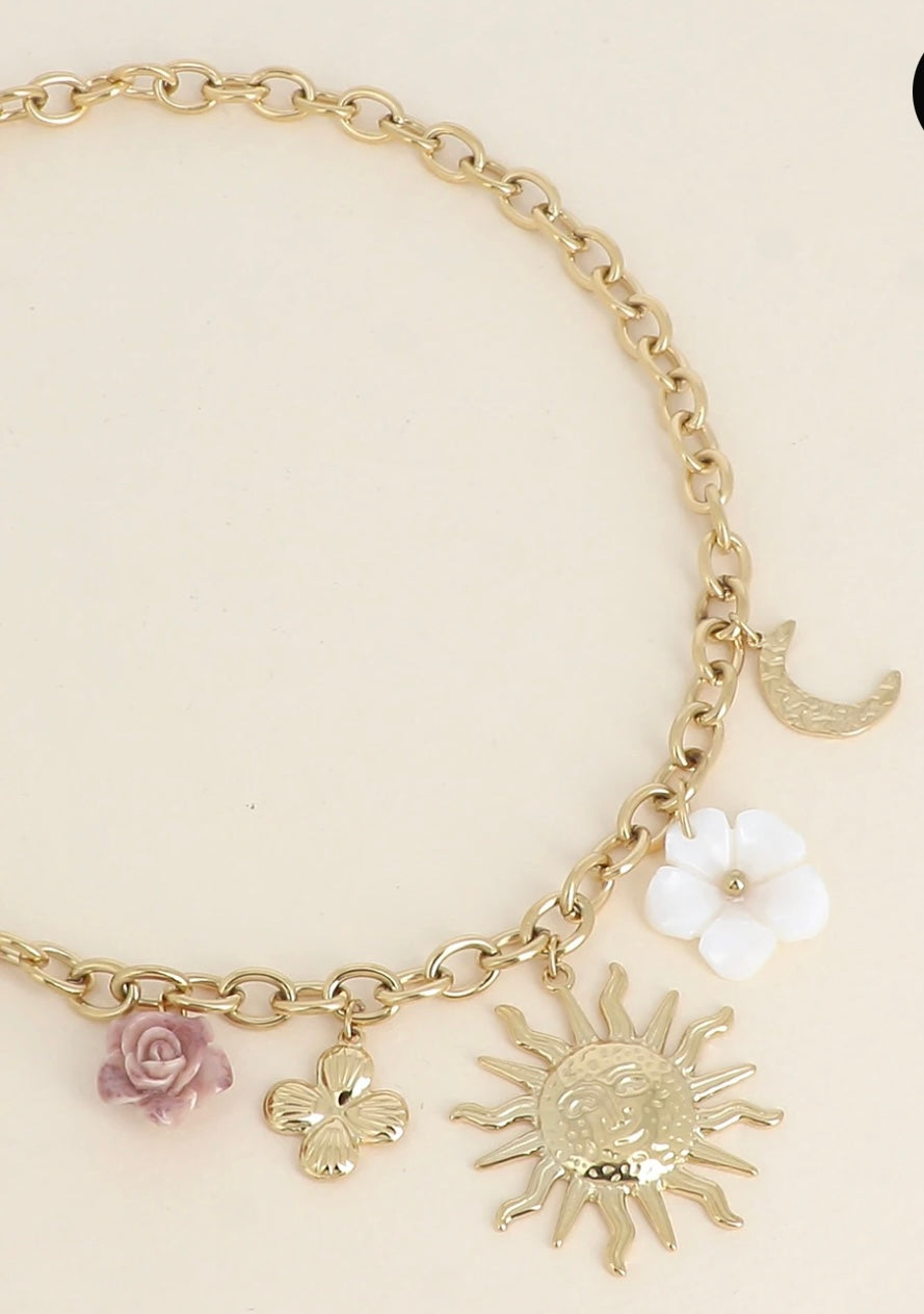 Collier lilas