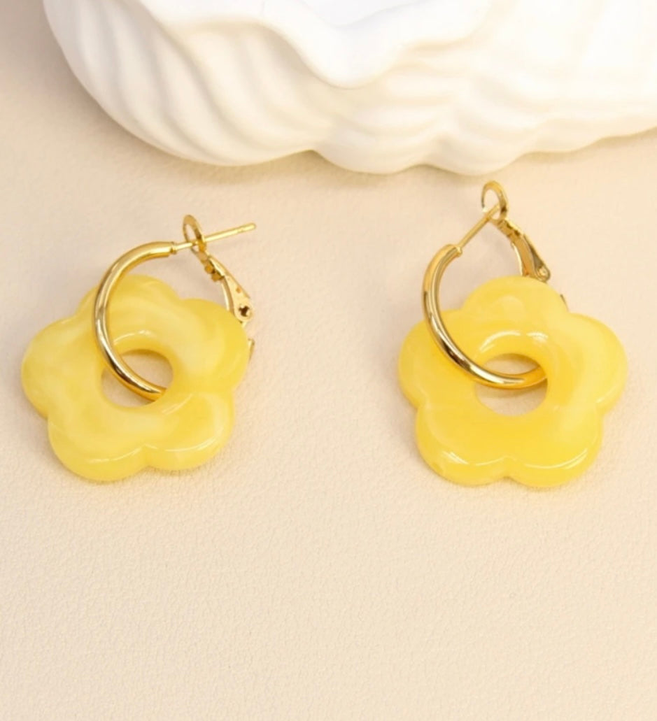 Boucle d’oreille Flora