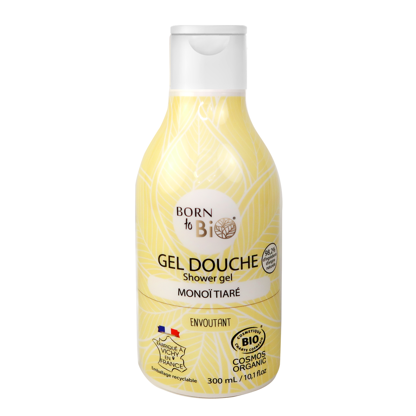 Gel douche Monoï Tiaré Cosmos Organic - Born to Bio 300mL