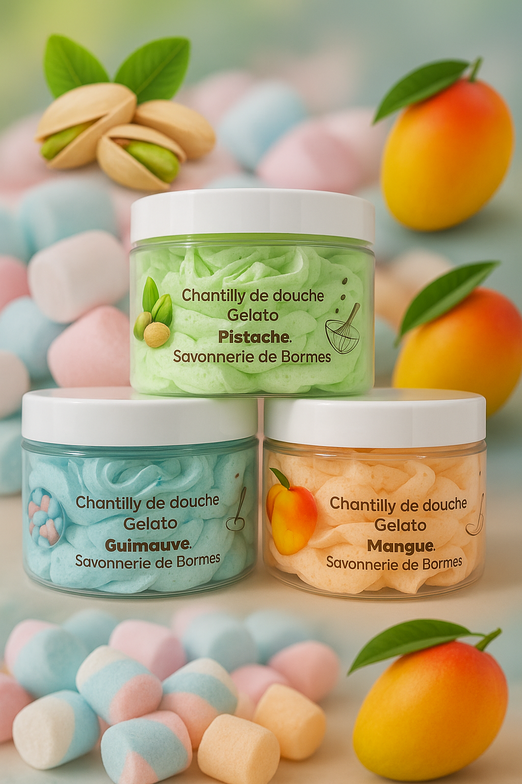 Chantilly de douche