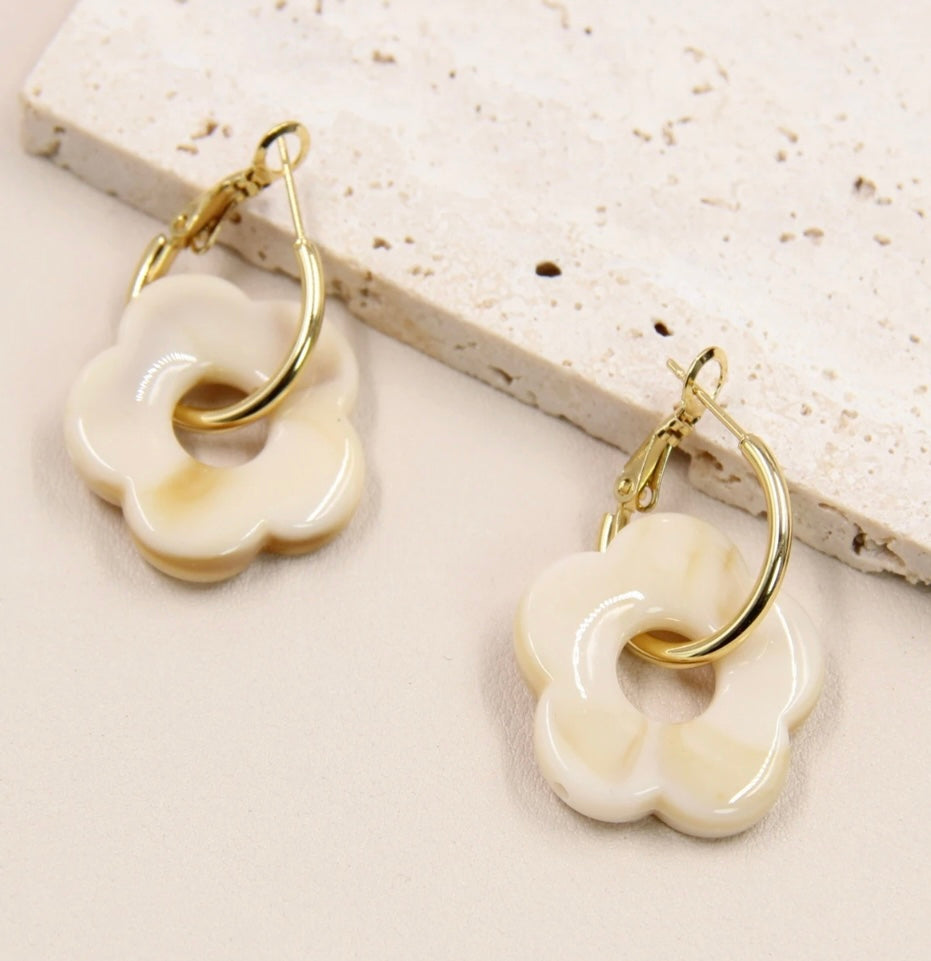 Boucle d’oreille Flora