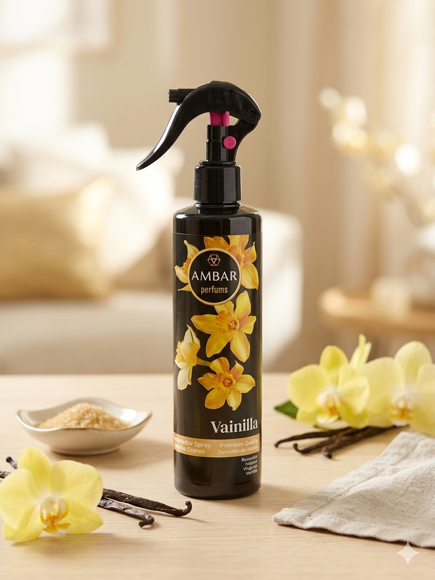 Spray d'Ambiance & Tissu "Vanille"