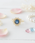 Bague soleil- blanc