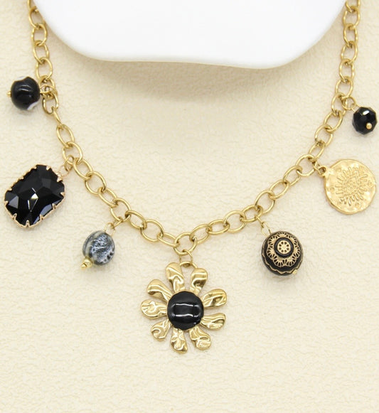 Collier Charms black