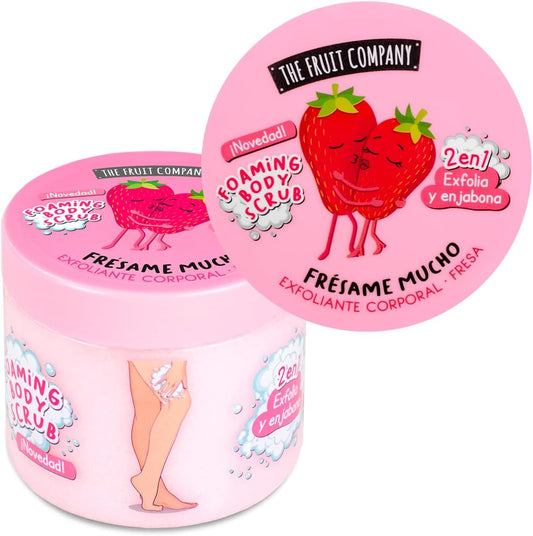 BODY SCRUB + SAVON 2 EN 1, FRAISE