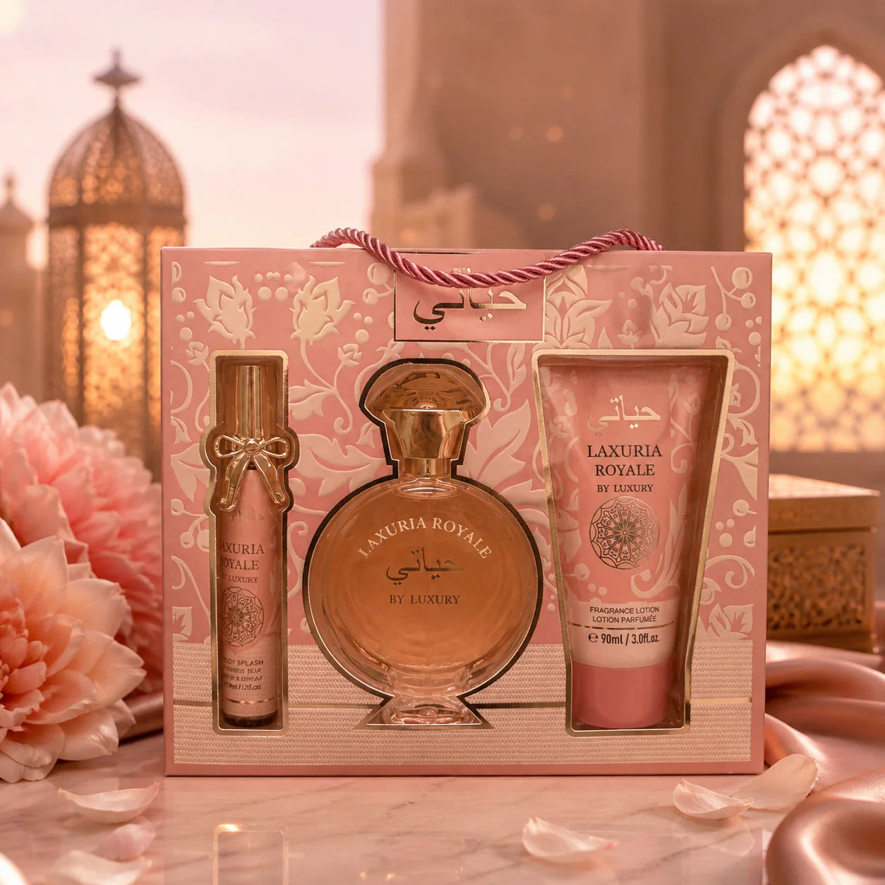 Coffret Parfum Laxuria Royale – oriental gourmand & doux