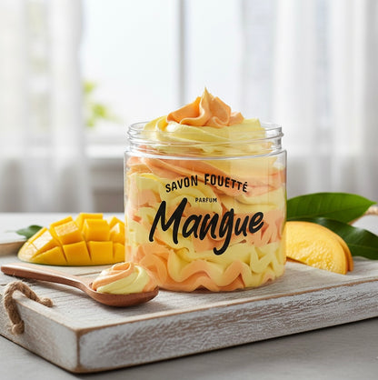 Savon fouetté - Mangue