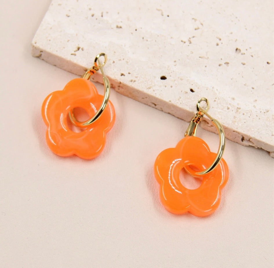 Boucle d’oreille Flora