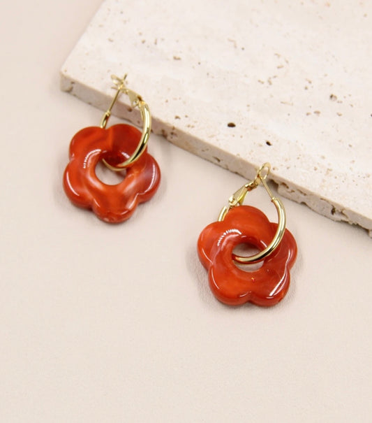 Boucle d’oreille Flora