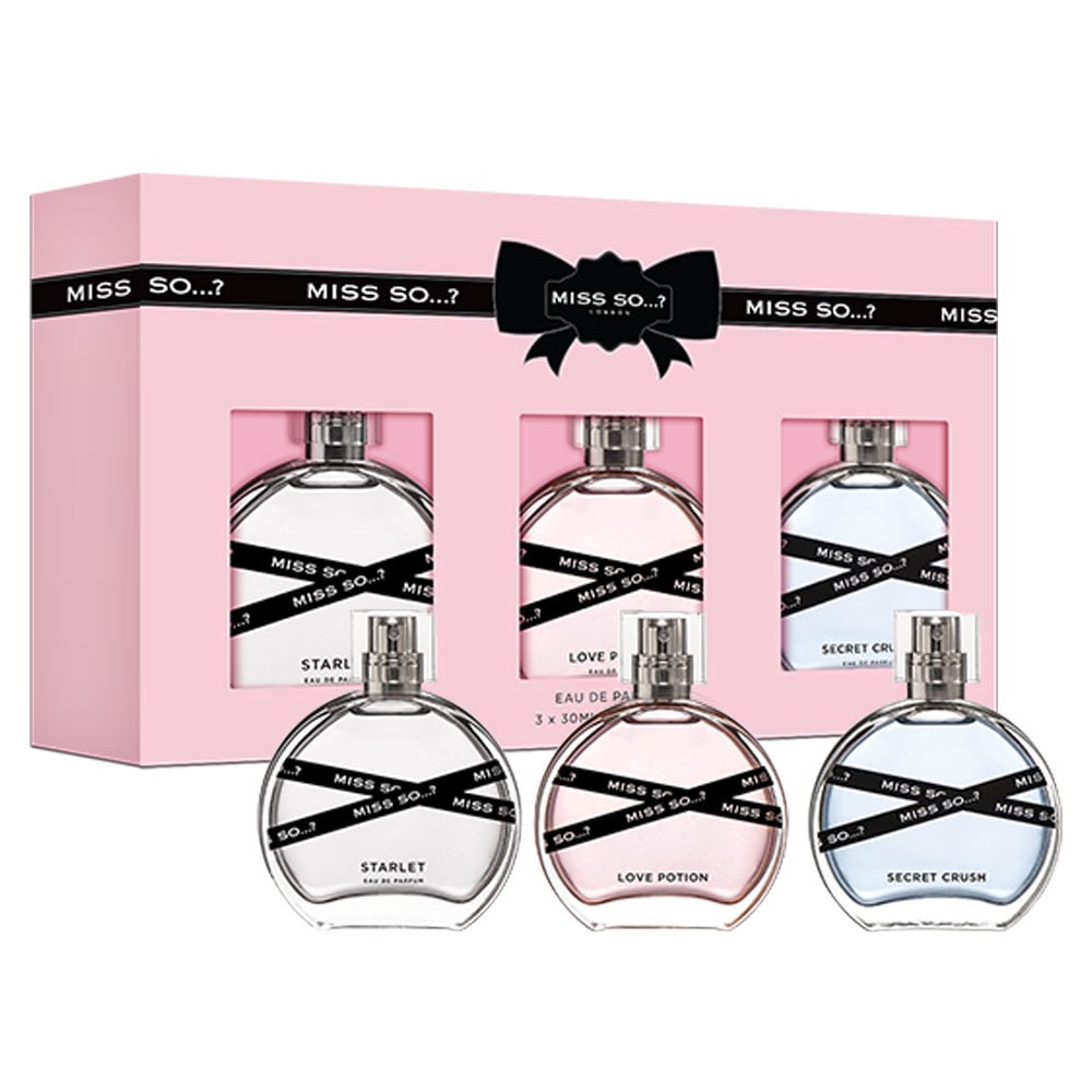 Coffret 3 Eaux de Parfum Miss So 30ml