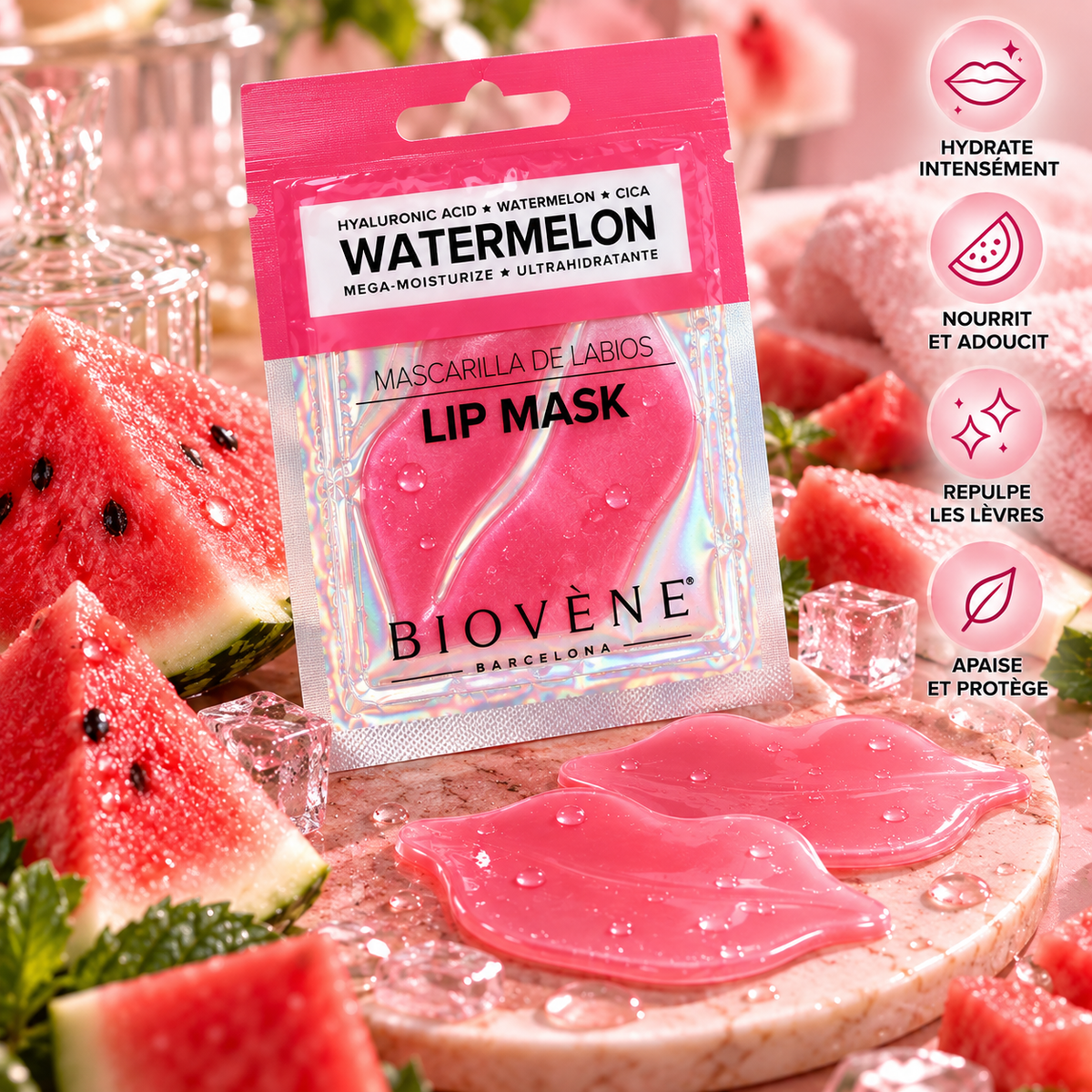 Masque lèvres pastèque 🍉