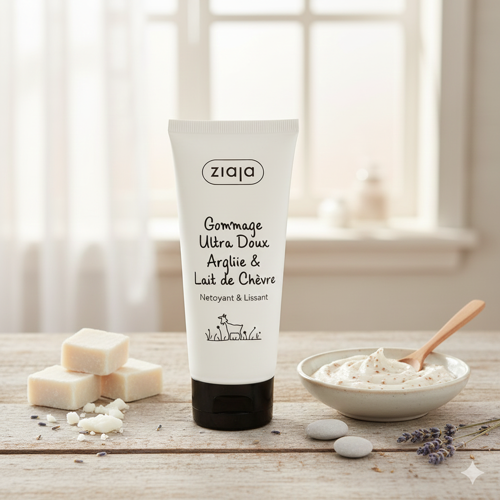 Gommage Ultra Doux à l'Argile et au Lait de Chèvre