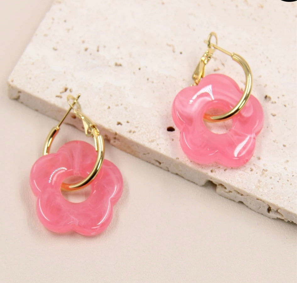 Boucle d’oreille Flora