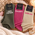 Chaussettes « mots tendres »
