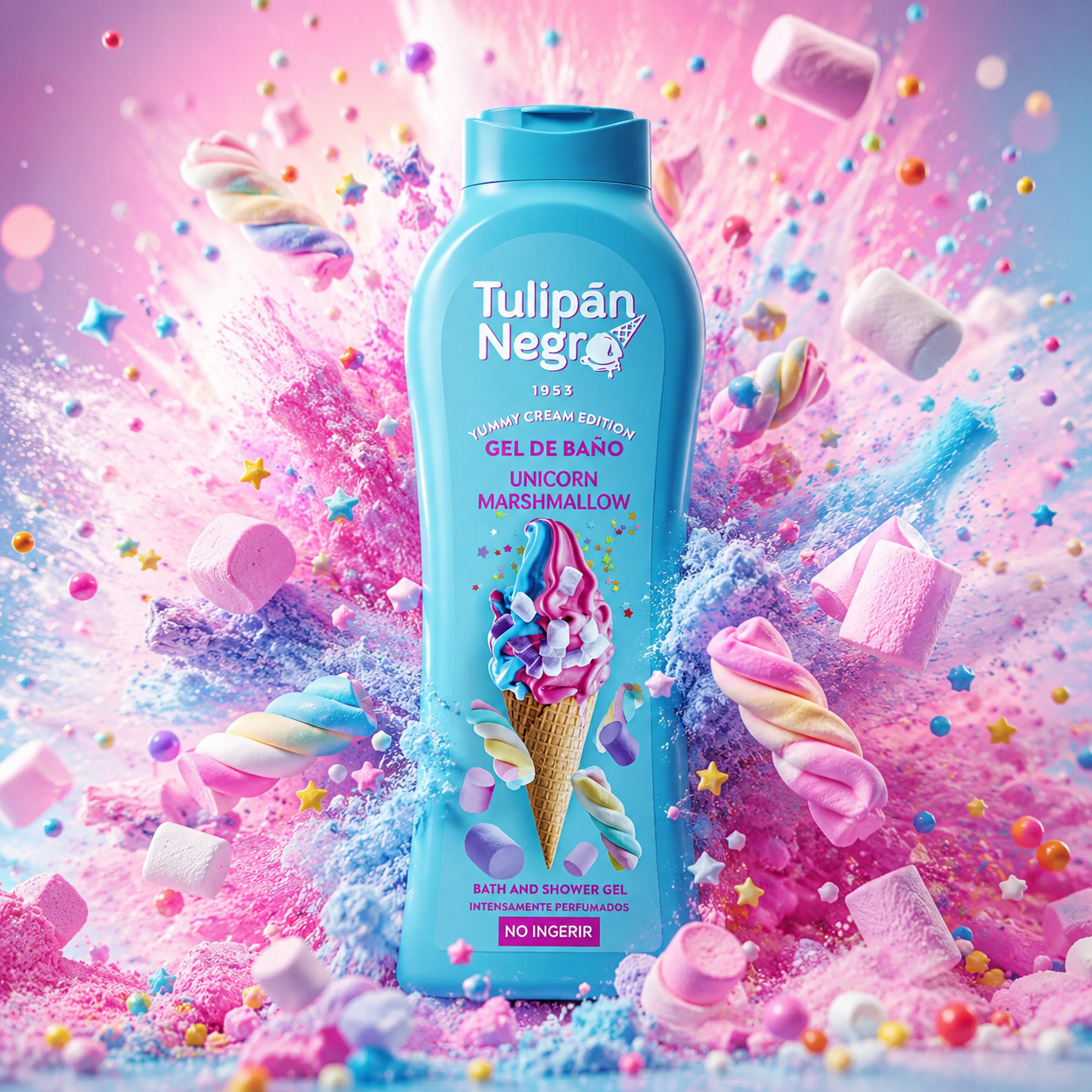 GEL DOUCHE YUMMY CREAM MARSHMALLOW UNICORN