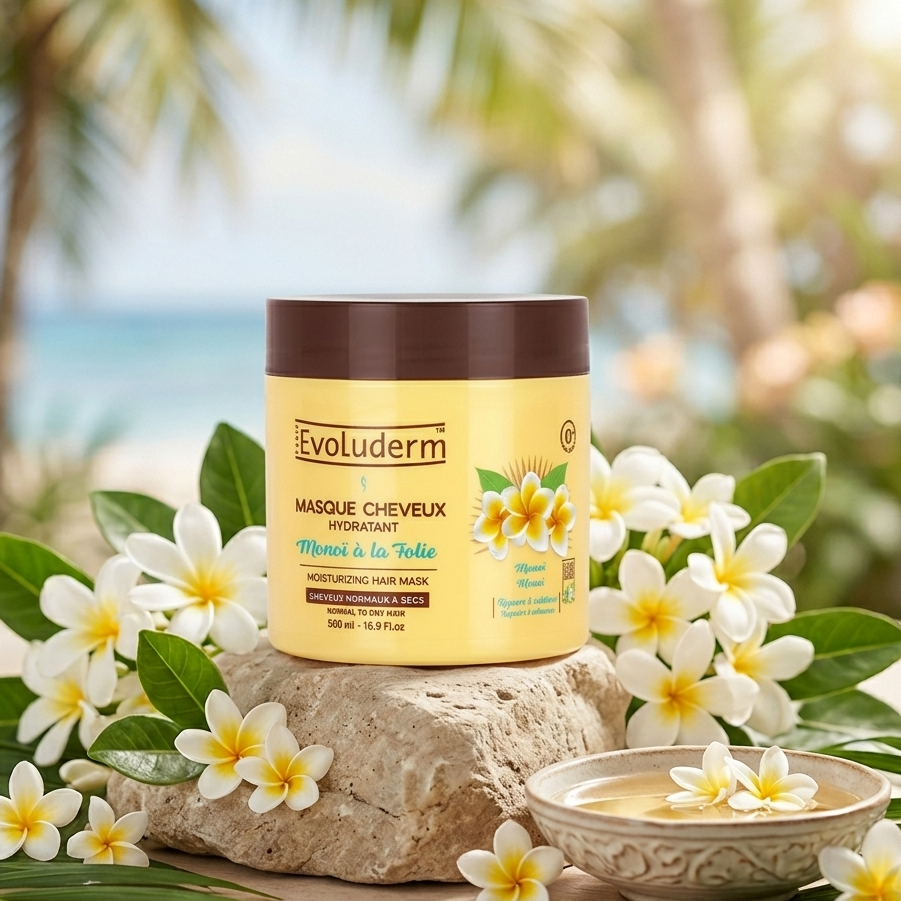 Masque Cheveux Hydratant Monoï - 500ml