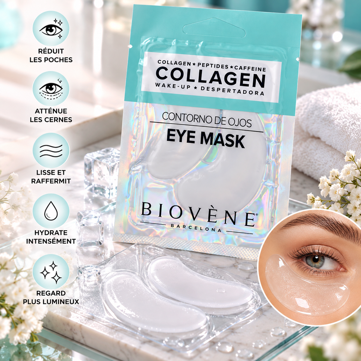 Patchs contour des yeux Collagen