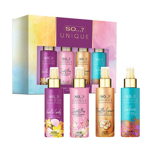 Coffret 4 Brumes 50ml - Vanilla Candy, Truffle Cream, Sweet Pea, Cashmere