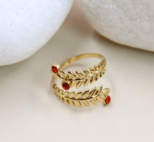 Bague feuille 🍂