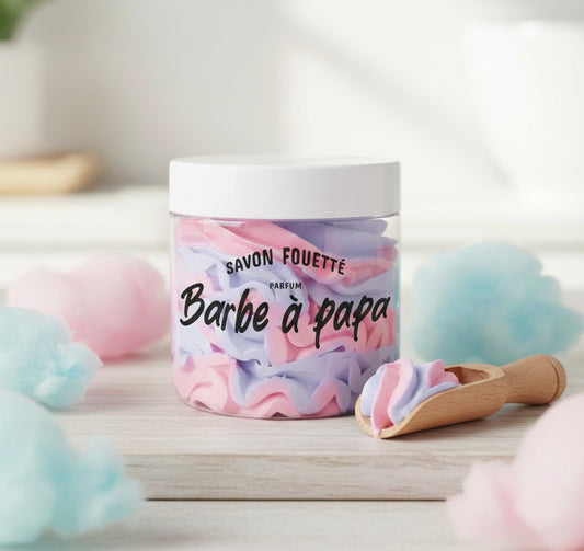 Savon fouetté - Barbe à papa