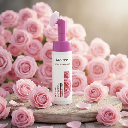 Mousses nettoyantes à la rose 🌹