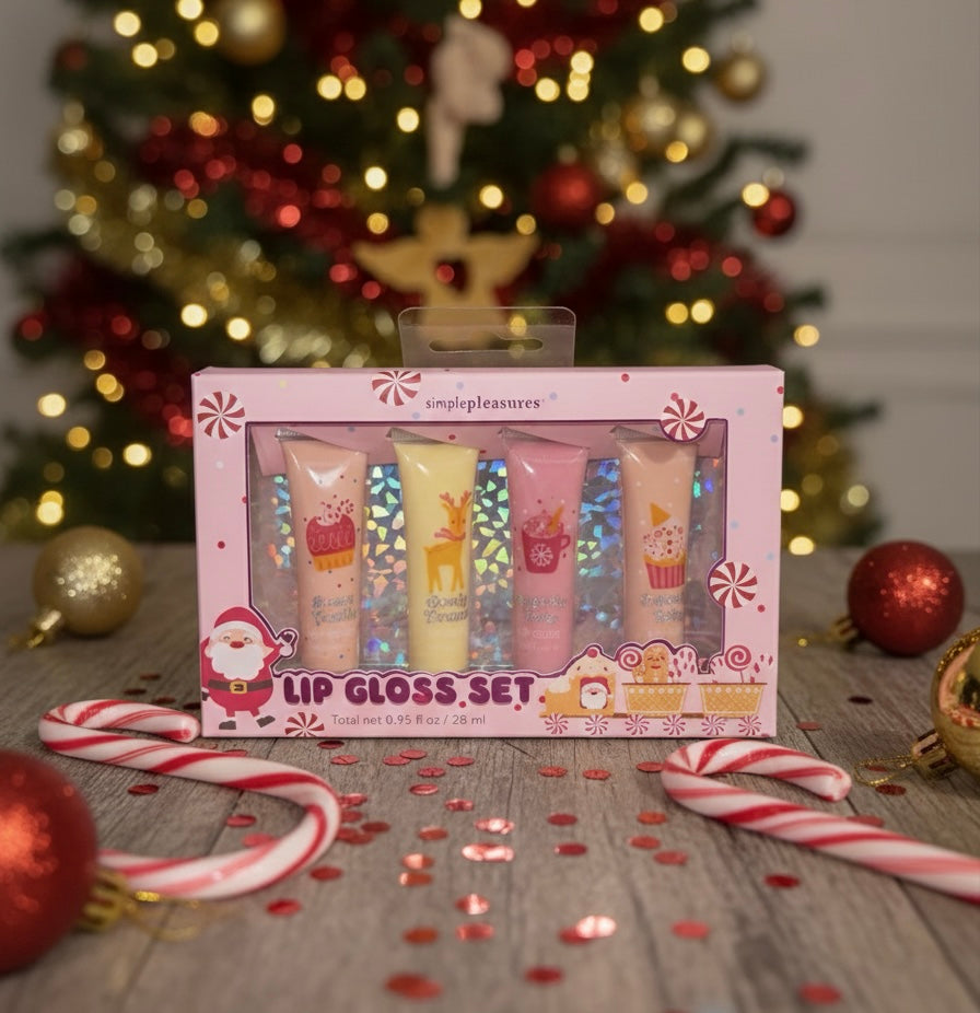 Set de 4 gloss - Cupcake Party🧁🎅