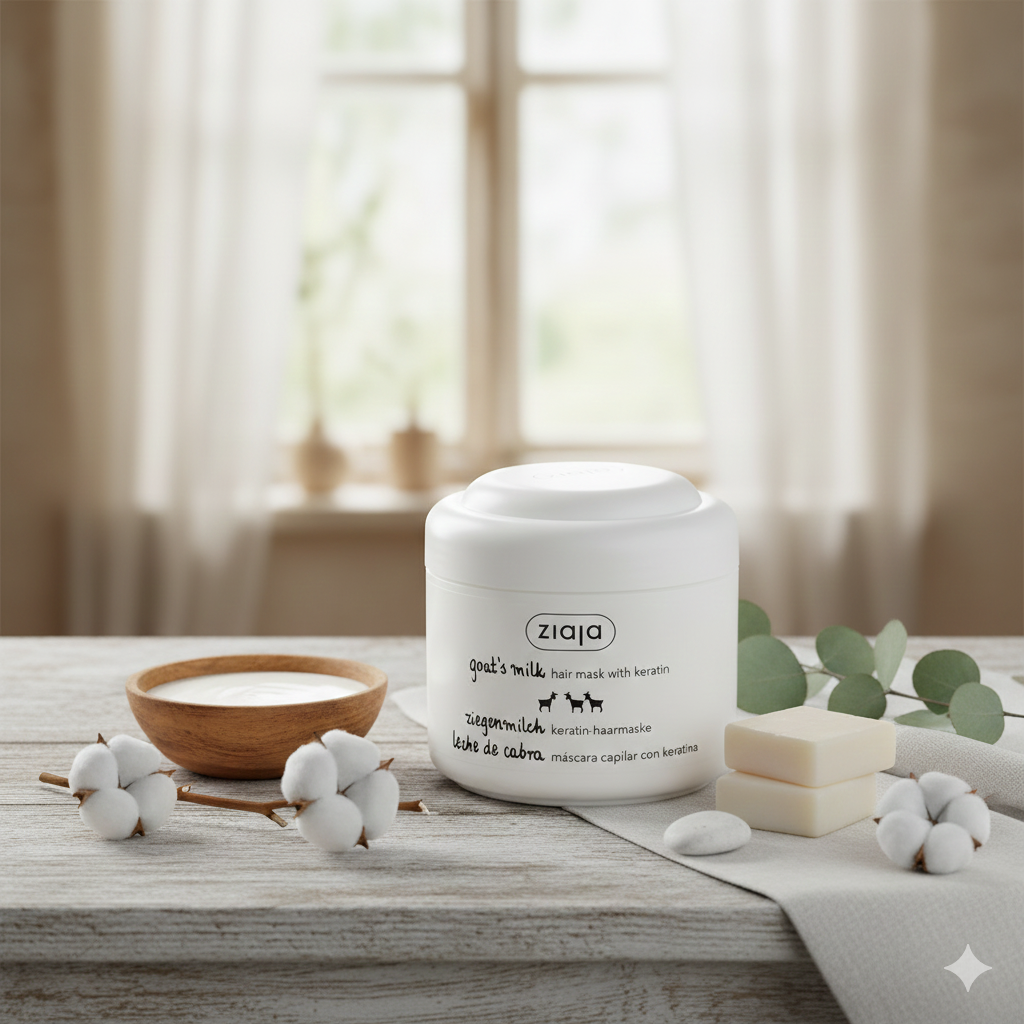Masque Revitalisant à la Kératine et au Lait de Chèvre