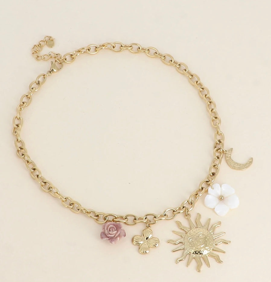 Collier lilas