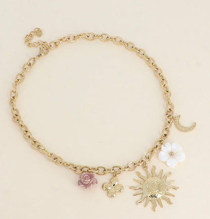 Collier lilas