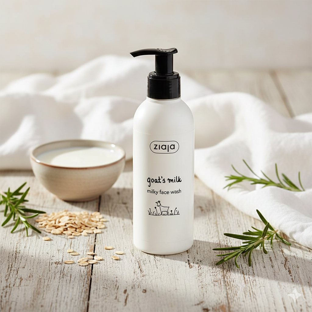 Nettoyant Visage Ultra Doux au Lait de Chèvre